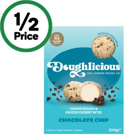 Doughlicious+Cookie+Dough+Bites+204g+Pk+6+%26ndash%3B+From+the+Freezer