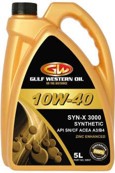 Gulf-Western-Oil-SYN-X-3000-10W-40-5L on sale