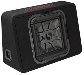 Kicker+10%26rdquo%3B+LT7+Subwoofer+in+Custom+Angled+Enclosure