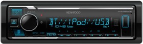 Kenwood+1DIN+200W+Dual+Bluetooth+Media+Receiver