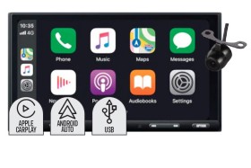 Sony-695-AV-Head-Unit-W-Apple-Carplay-Android-Auto-Dual-USB-Reverse-Camera on sale