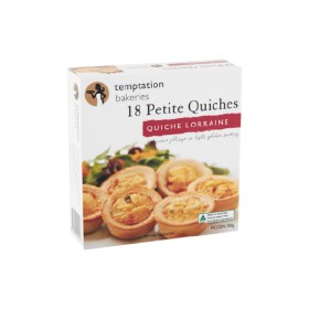 Temptation+Bakeries+Petite+Quiches+300g+Pk+18+%26ndash%3B+From+the+Freezer