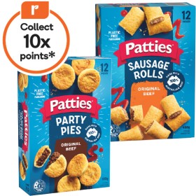 Patties+Party+Pasties%2C+Pies+or+Sausage+Rolls+450-560g