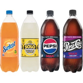 Pepsi%2C+Solo%2C+Sunkist+or+Mountain+Dew+Soft+Drink+Varieties+1.25+Litre