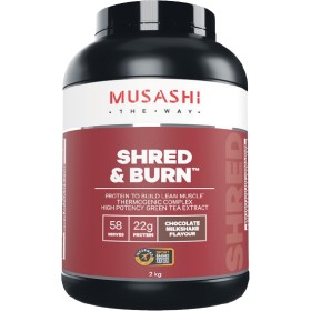 Musashi+High+Protein+Powder+2+kg+or+Musashi+Shred+%26amp%3B+Burn+Protein+Powder+2+kg%7E