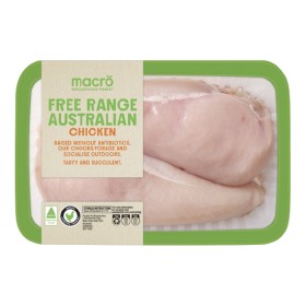 Macro+Free+Range+Australian+Fresh+RSPCA+Approved+Chicken+Breast+Fillets+Skinless+Small+Tray