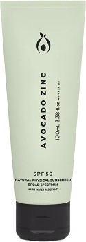 Avocado+Zinc+Natural+Physical+Sunscreen+SPF50+100ml