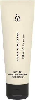 Avocado+Zinc+Natural+Body+Sunscreen+SPF30+200ml