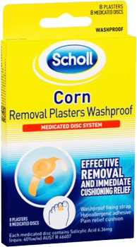 Scholl+Corn+Removal+Plasters+Washproof+8+Pack