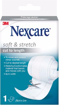 Nexcare+Soft+%26amp%3B+Stretch+8cm+x+1m