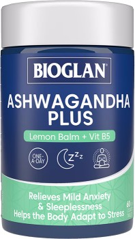 Bioglan+Ashwagandha+Plus+60+Tablets