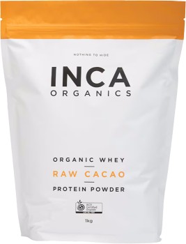 Inca+Organics+Organic+Whey+Raw+Cacao+Protein+Powder+1kg