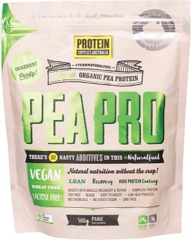 Protein+Supplies+Australia+PeaPro+Vegan+Pea+Protein+Powder+500g