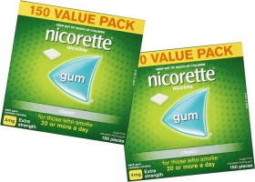 Nicorette+Quit+Smoking+Nicotine+Gum+4mg+Classic+300+Pack