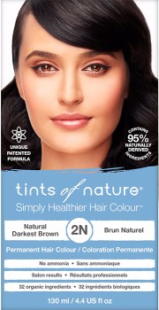 Tints+of+Nature+2N+Natural+Darkest+Brown+Permanent+Hair+Colour+130ml