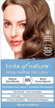 Tints+of+Nature+6N+Natural+Dark+Blonde+Permanent+Hair+Colour+130ml