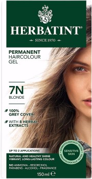 Herbatint+Permanent+Hair+Colour+Gel+7N+Blonde+150ml