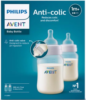 Avent+Anti-Colic+Baby+Feeding+Bottle+BPA+Free+2+x+260ml