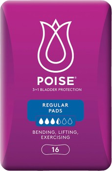 Poise+Pads+Regular+16+Pack