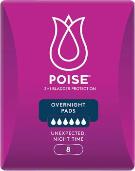 Poise+Pads+Overnight+8+Pack