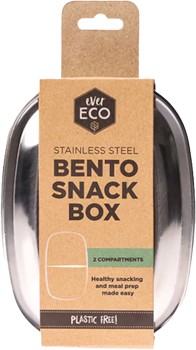 Ever+Eco+Bento+Box+Stainless+Steel+Two+Compartment