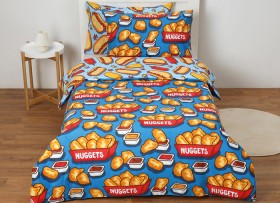 KOO+Designer+Laura+Wayne+Chicken+Nuggets+Quilt+Cover+Set