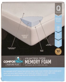 50%25+off+Tontine+Memory+Foam+Mattress+Topper+Infused+with+Cooling+Gel