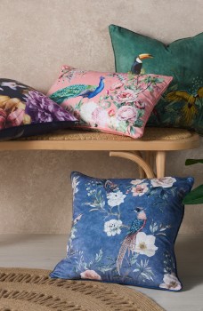 KOO+Avery+Printed+Velvet+Cushions