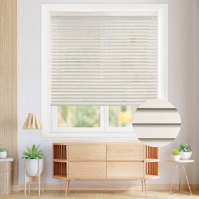 Faux+Wood+50mm+Fawn+Textured+Venetian+Blinds