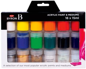 Byron+Acrylic+Paints+%26amp%3B+Mediums+Set