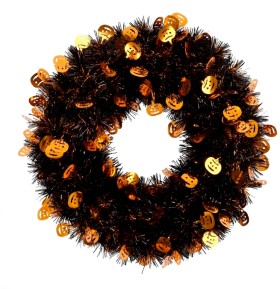 Tinsel+Wreath+Pumpkin