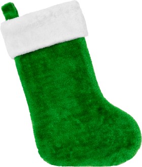 Jolly+%26amp%3B+Joy+Plush+Stocking+Green