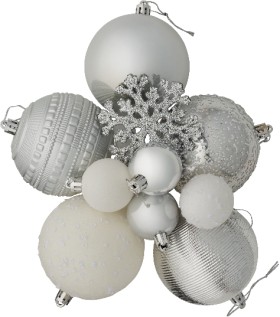 Jolly-Joy-Silver-Bauble-Decorations-50-Pack on sale