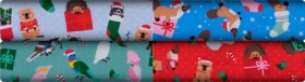 Aussie-Animals-Christmas-Fabrics on sale