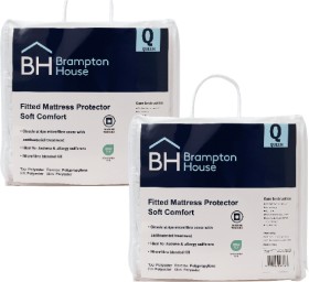 Brampton+House+Soft+Comfort+Fitted+Mattress+Protector