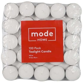 Mode+Home+Tealight+Candle+100+Pack