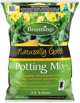 Brunnings+Naturally+Good+Potting+Mix+or+Pine+Bark+25+Litre