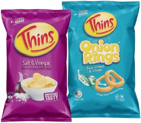 Thins+Chips+150-175g+or+Onion+Rings+85g+Selected+Varieties