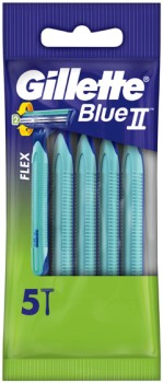 Gillette+Blue+II+Plus+Disposable+Razors+5+Pack