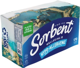 Sorbent+Facial+Tissues+170+Pack+Selected+Varieties