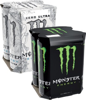 Monster+Energy+Drink+4x500mL+Selected+Varieties