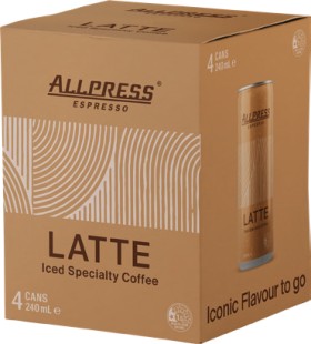 Allpress+Espresso+Iced+Specialty+Coffee+4x240mL+Selected+Varieties