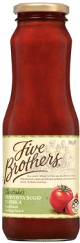 Five+Brothers+Provvista+Sugo+Classica+Pasta+Sauce+700g