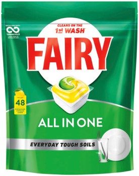 Fairy+Dishwasher+Capsules+Lemon+48+Pack