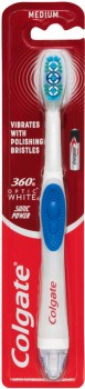 Colgate+360%26deg%3B+Optic+White+Sonic+Power+Medium+Toothbrush+1+Pack