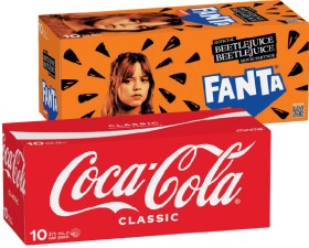 Coca%E2%80%91Cola%2C+Sprite%2C+Fanta+or+Mount+Franklin+Lightly+Sparkling+Water+10x375mL+Selected+Varieties