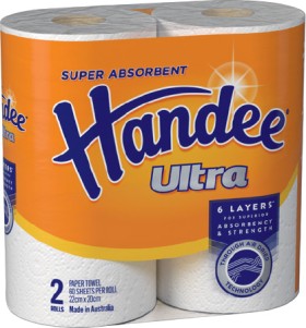 Handee-Ultra-Paper-Towel-2-Pack on sale