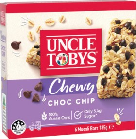 Uncle+Tobys+Muesli+Bars+or+Roll%E2%80%91Ups+6+Pack+Selected+Varieties