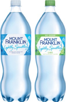 Mount+Franklin+Lightly+Sparkling+Water+1.25+Litre+Selected+Varieties