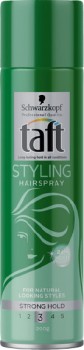 Taft+Strong+Hold+Styling+Hairspray+or+Lacquer+200g